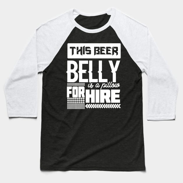 Beer Belly Baseball T-Shirt by Underground Cargo